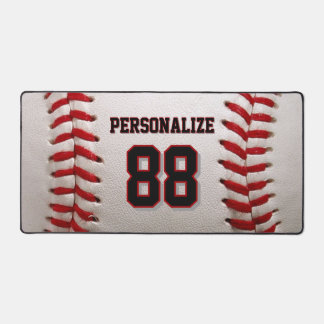 Baseball Softball Benutzerdefinierter Name und Num Schreibtischunterlage