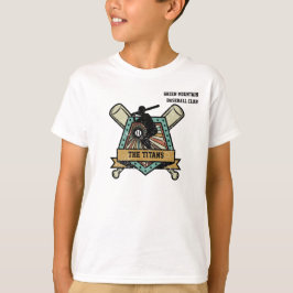 Baseball Softball Club Mannschaftsliga Name Nummer T-Shirt