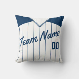 Baseball Softball - Jersey Name & Number Template Kissen