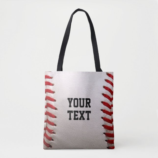 Baseball Softball Nähen Benutzerdefinierter Text (Vorderseite)