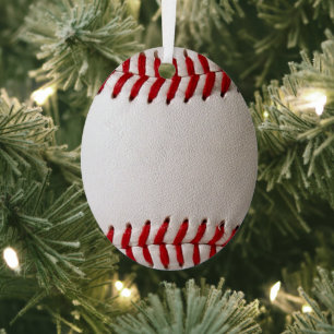Baseball Softball Ornament Aus Metall