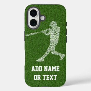 Baseball Softball Player Terminologie iPhone 16 Hülle
