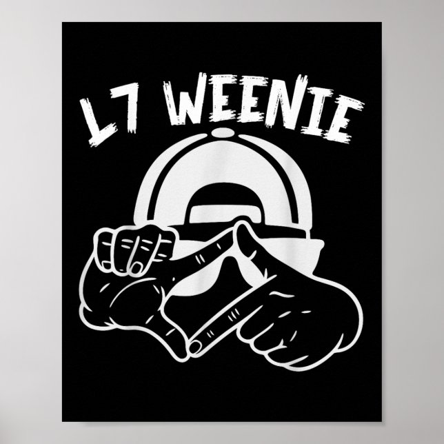 Baseball Softball Saison L7 Würstchen Funny Boys K Poster (Vorne)
