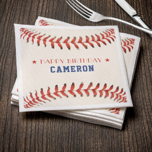 Baseball Softball Sport Happy Geburtstag Party Serviette