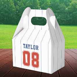 Baseball Softball Sport Pinstrip Geburtstagsparty Geschenkschachtel