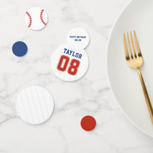 Baseball Softball Sport Pinstrip Geburtstagsparty Konfetti