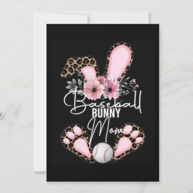 Baseball Spaß Design für einen Baseballtrainer 362 Einladung (Vorderseite)