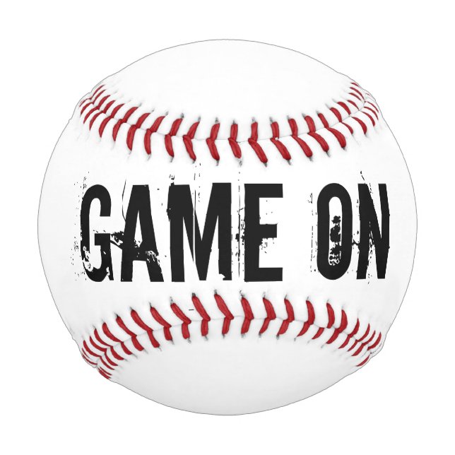 Baseball-Spiel auf Baseball (Vorderseite)