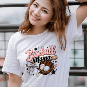Baseball-Spiel-Outfit Mama Frauen T-Shirt