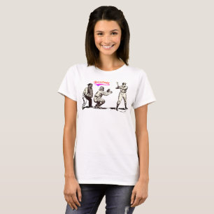 Baseball-Spieler im Bat T-Shirt