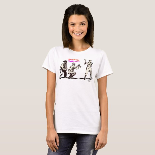 Baseball-Spieler im Bat T-Shirt (Vorne ganz)