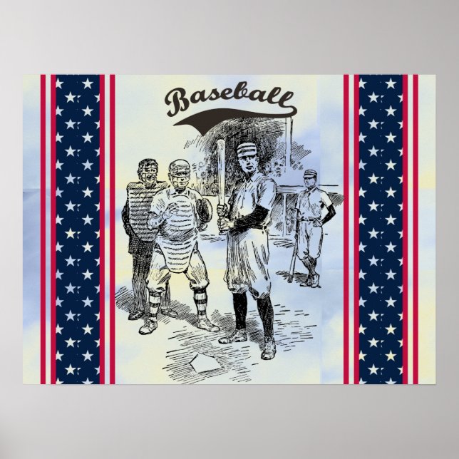 Baseball: Spieler-Poster Poster (Vorne)