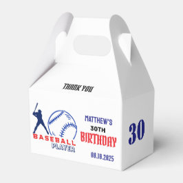Baseball-Spieler, Team, Geburtstagskasten Geschenkschachtel