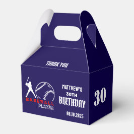 Baseball-Spieler, Team, Geburtstagskasten Geschenkschachtel
