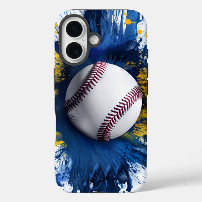 Baseball Splash iPhone / iPad Gehäuse Case-Mate iPhone Hülle (Rückseite)