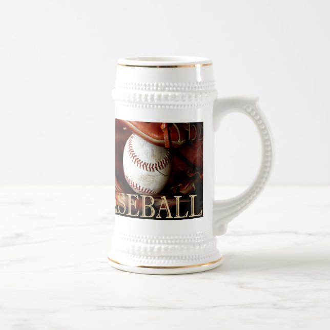 Baseball-Sport Bierglas (Rechts)