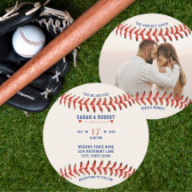Baseball Sport Die perfekte Catch-Foto-Hochzeit
