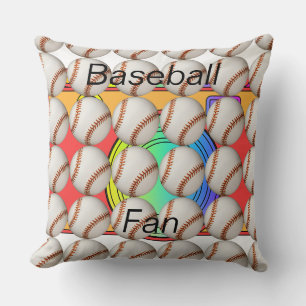 Baseball-Sport-Fan-Logo Kissen