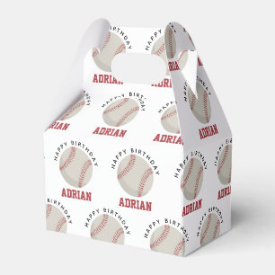 Baseball-Sport Geburtstagsfeier Benutzerdefinierte Geschenkschachtel