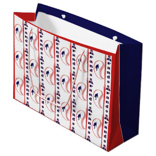 Baseball-Sport Große Geschenktüte
