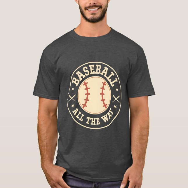 Baseball-Sport Junge T-Shirt (Vorderseite)