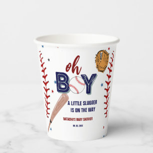 Baseball Sport Kleine Schläger Boy Baby Dusche Pappbecher