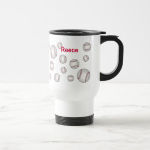 Baseball-Sport-Liebhaber-personalisierte Reisebecher