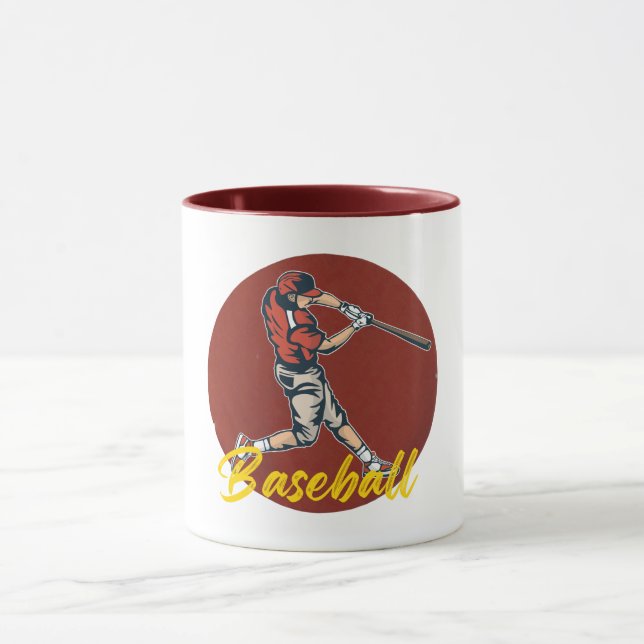 Baseball Sport Tasse (Zentrum)