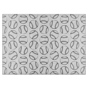 Baseball Sport Theme CUSTOM HINTERGRUNDFARBE Schneidebrett