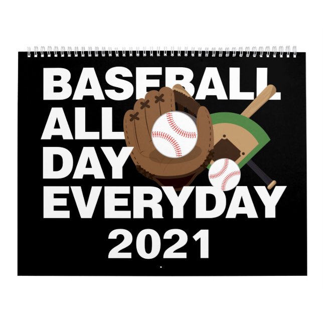 Baseball Sportangebote Sprichwort 2021 Kalender (Titelbild)