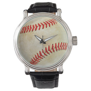 Baseball Sportball Spiel schmutzig alt Armbanduhr