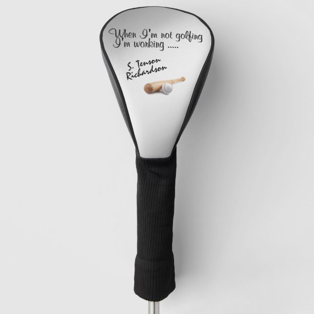 Baseball / Sportdesign Persönliche Golf Head Cover Golf Headcover (Vorderseite)