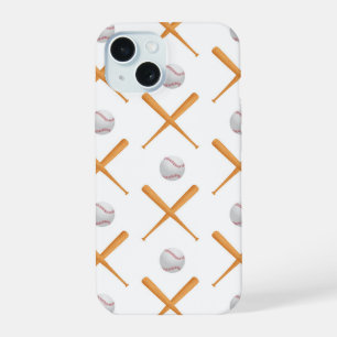 Baseball-Sportmuster 'Batter Up' iPhone 15 Hülle