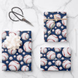 Baseball-Sportmuster Geschenkpapier Set<br><div class="desc">Baseball Sportmuster sind eine lustige und stilvolle Art,  um Ihrem Leben eine Touch Baseball hinzuzufügen. Karo dieses lustige Design mit einem Baseballmuster heraus.</div>