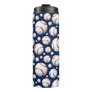 Baseball-Sportmuster Thermosbecher