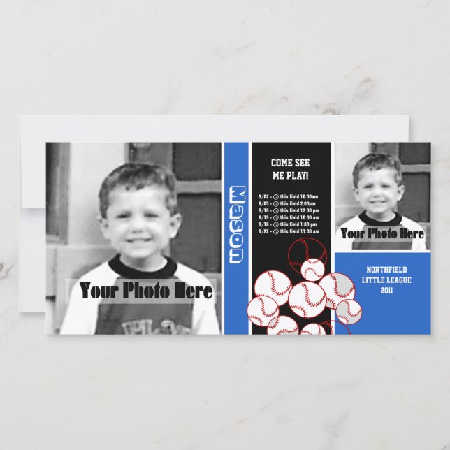 Baseball Sportplan (Vorderseite)