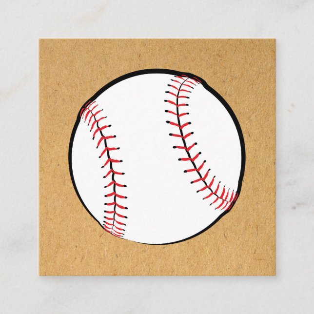 Baseball Sports Art Baseball Illustration Design Begleitkarte (Vorderseite)