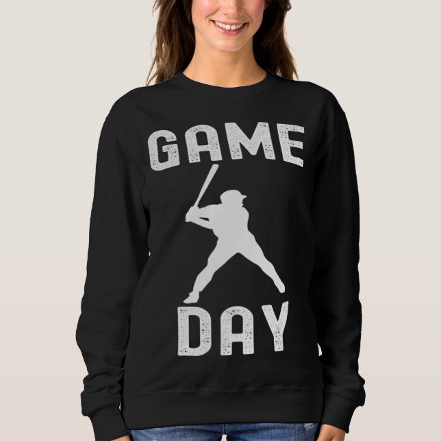 Baseball Sports athlete  Cool Quotes Family Sweatshirt (Vorderseite)