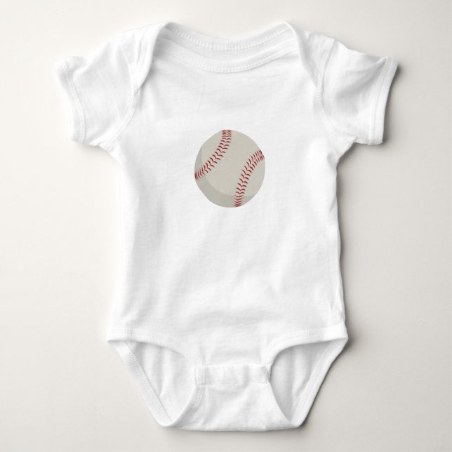 Baseball Sports Baby Strampler (Vorderseite)