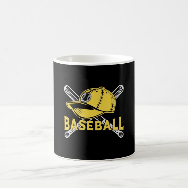 Baseball Sports Catcher Pitcher Bat Funny Geschenk Kaffeetasse (Mittel)