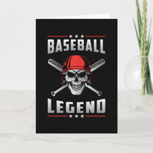 Baseball Sports Catcher Pitcher Bat Funny Geschenk Karte