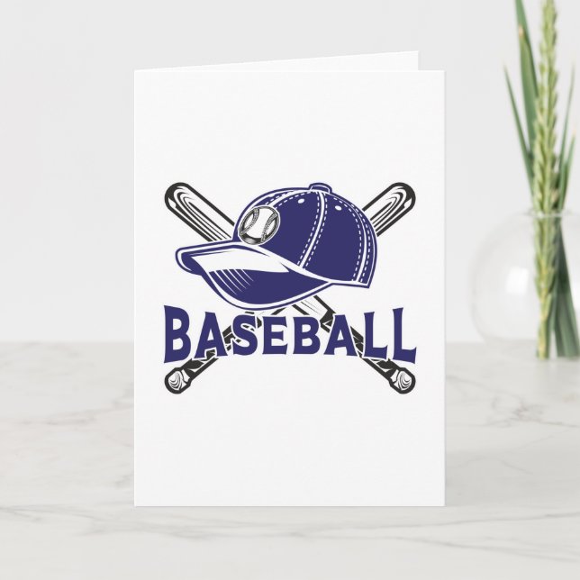 Baseball Sports Catcher Pitcher Funny Gift Idee Karte (Vorderseite)