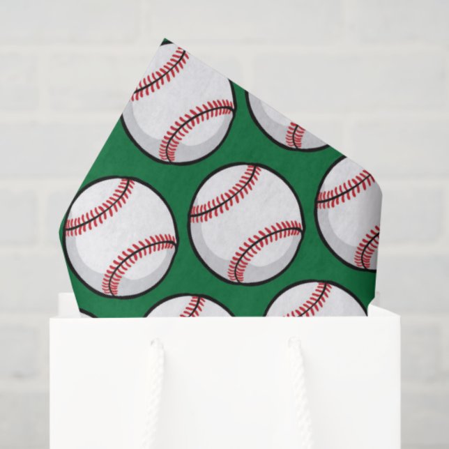 Baseball Sports Kids Party Colorful Fun Seidenpapier (Geschenktüte)