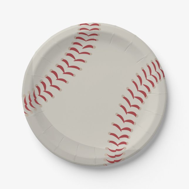 Baseball Sports Pappteller (Vorderseite)