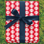 Baseball Sports Party Geschenkpapier<br><div class="desc">Baseball-Sportpapier für Party</div>