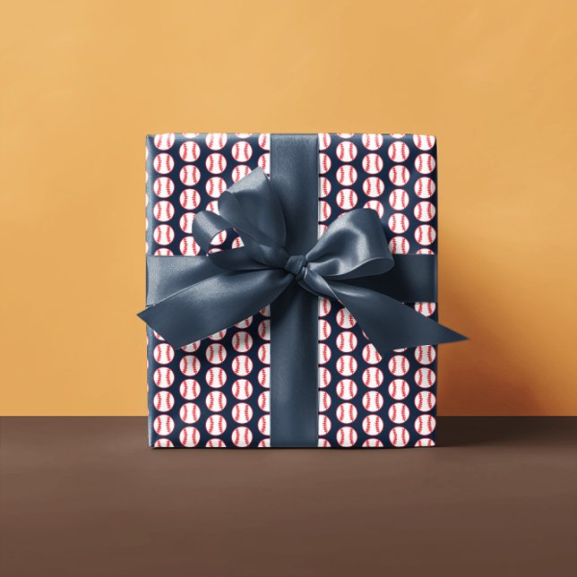Baseball Sports Party Geschenkpapier (Von Creator hochgeladen)