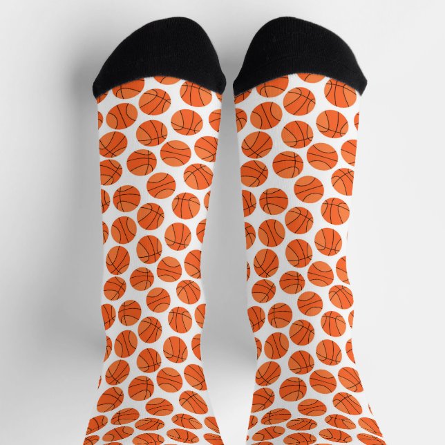 Baseball sports Pattern  Socken (Oben)