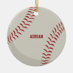Baseball Sports Personalisiert Keramik Ornament