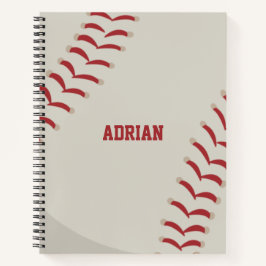 Baseball Sports Personalisiert Notizbuch