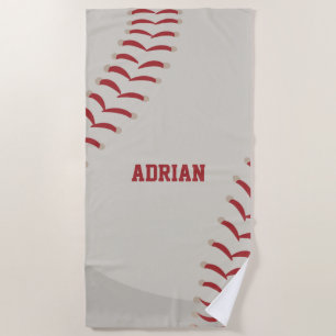Baseball Sports Personalisiert Strandtuch